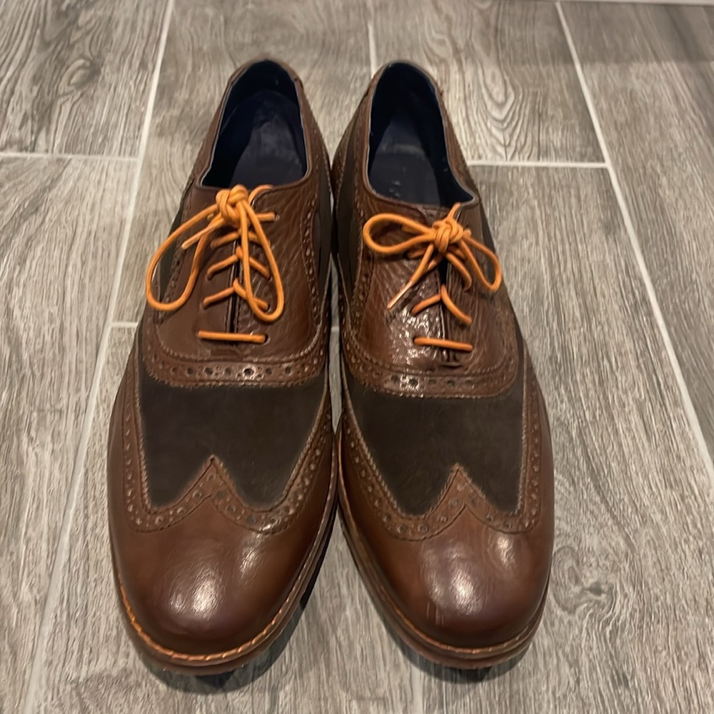 Cole Haan men’s wingtip dress shoes size 10.5 - Picture 2 of 5
